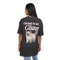 Cat hair is my glitter - Unisex Heavy Oversize Tee