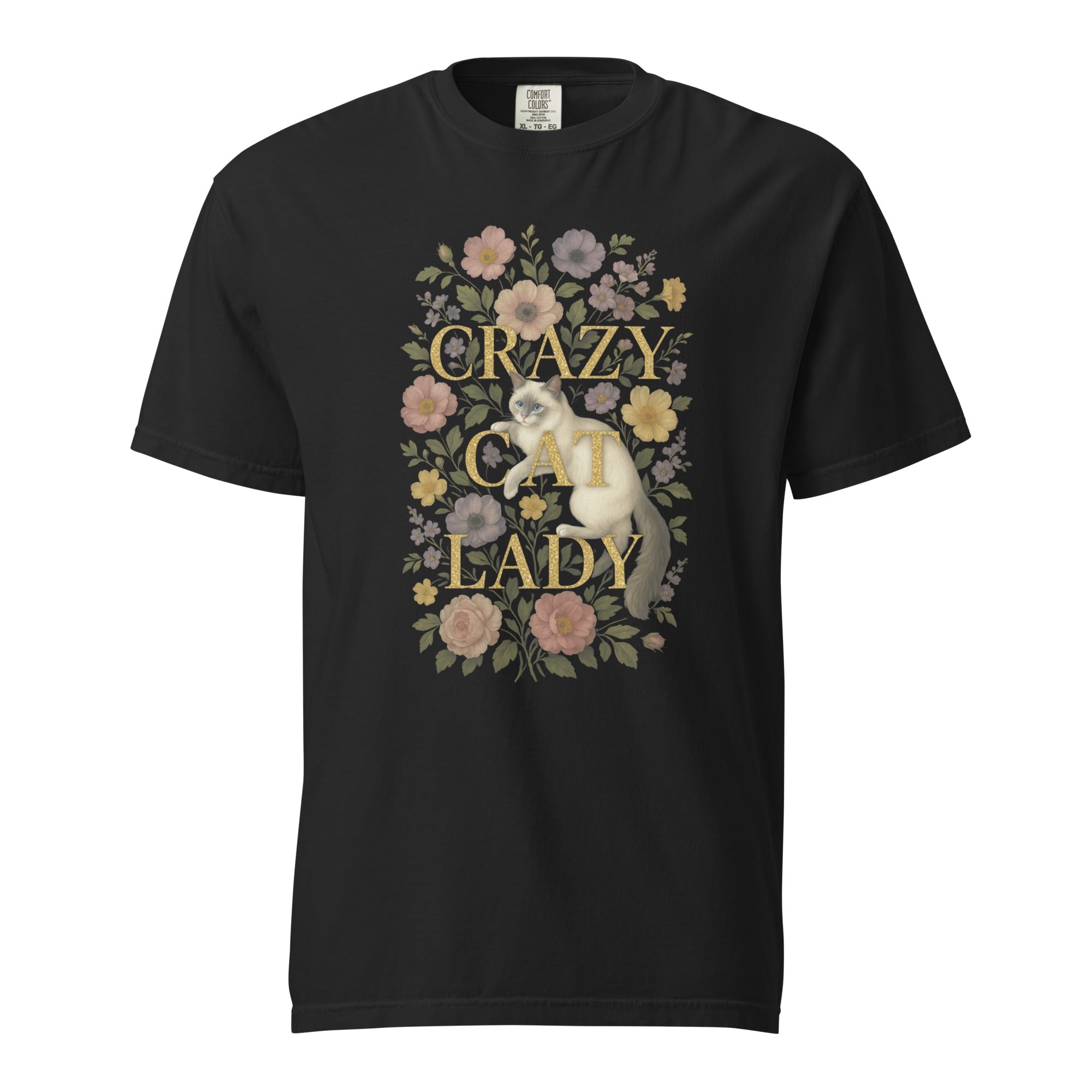Crazy cat lady | Unisex heavyweight t-shirt – Purrfect Society